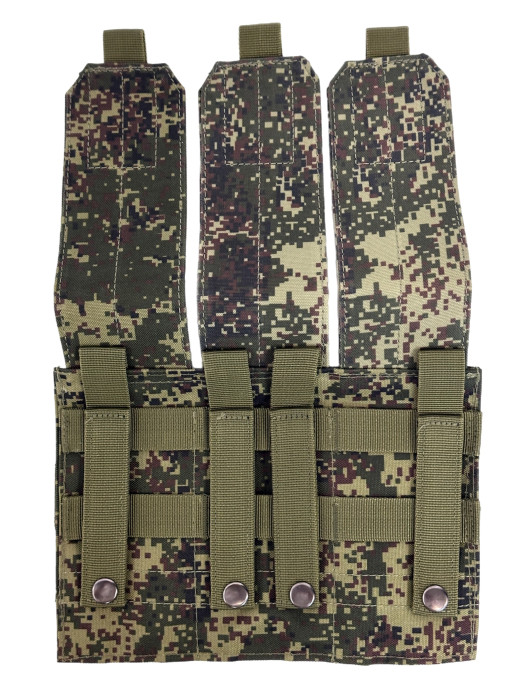 Подсумок закрытого типа под 3 магазина пиксель