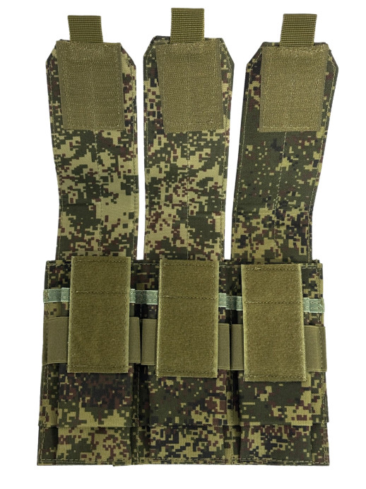 Подсумок закрытого типа под 3 магазина пиксель