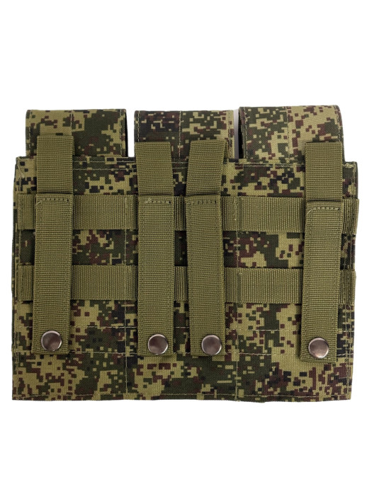 Подсумок закрытого типа под 3 магазина пиксель