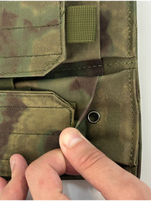 Подсумок закрытого типа под 2 магазина Мох