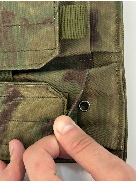 Подсумок закрытого типа под 2 магазина Мох