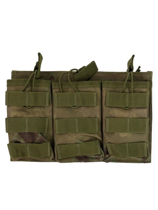 Подсумок под три магазина открытого типа мох