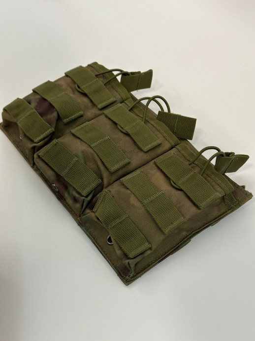 Подсумок под три магазина открытого типа мох