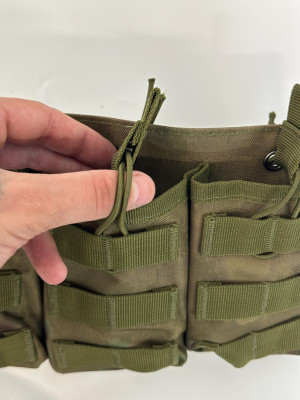 Подсумок под три магазина открытого типа мох