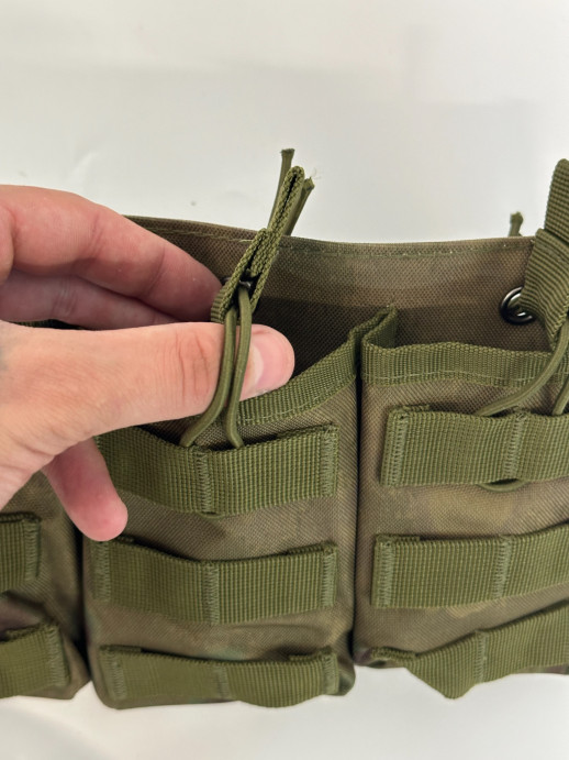 Подсумок под три магазина открытого типа мох