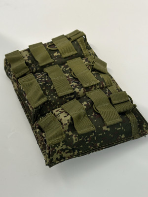 Подсумок под три магазина открытого типа пиксель