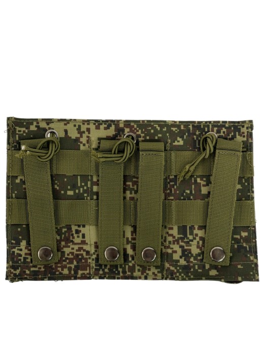 Подсумок под три магазина открытого типа пиксель