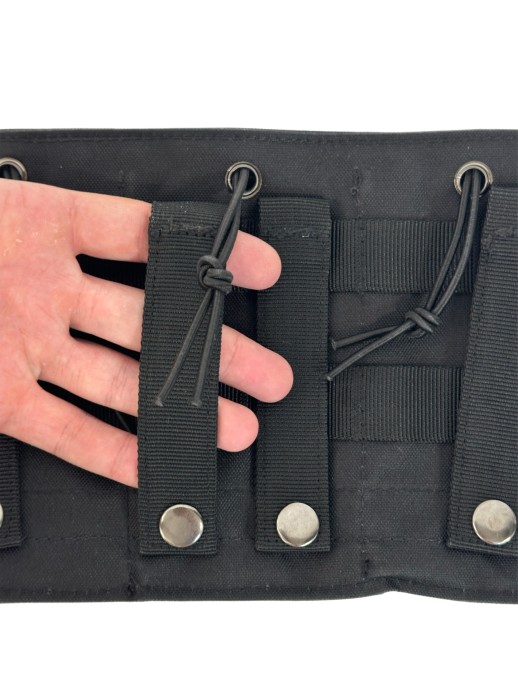 Подсумок под три магазина открытого типа черный