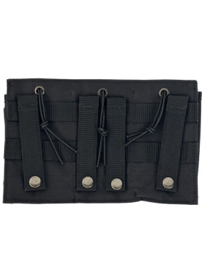 Подсумок под три магазина открытого типа черный