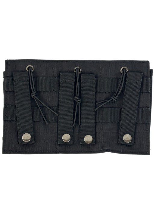 Подсумок под три магазина открытого типа черный