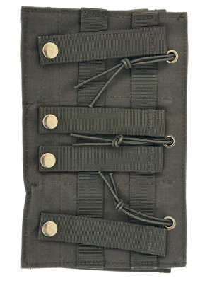 Подсумок под три магазина открытого типа черный