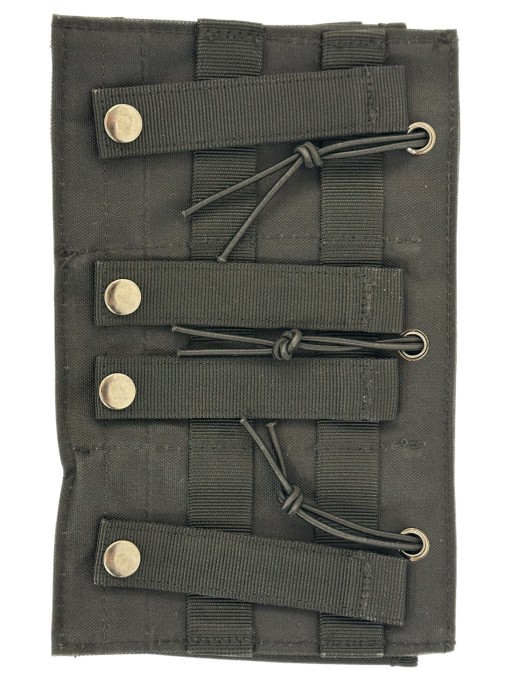 Подсумок под три магазина открытого типа черный