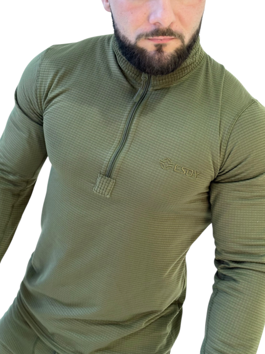 термобелье вафельное ESDY олива