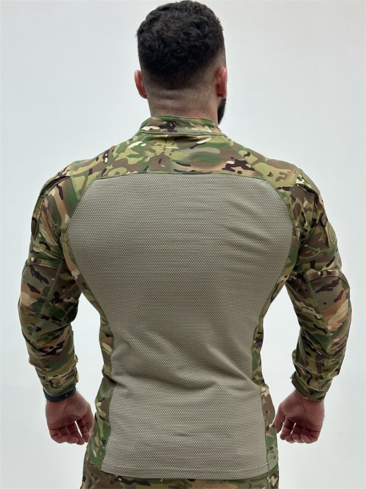футболка Combat тактическая с длинным рукавом мультикам
