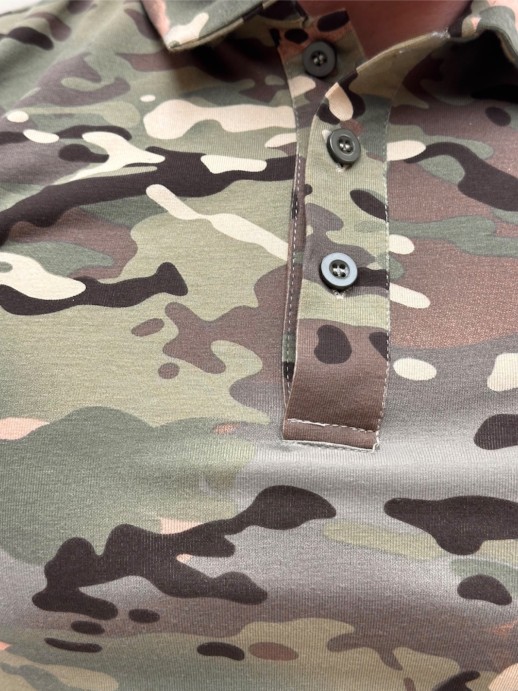 футболка тактическая хлопок мультикам с коротким рукавом