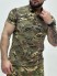 футболка тактическая хлопок мультикам с коротким рукавом