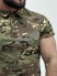 футболка тактическая хлопок мультикам с коротким рукавом