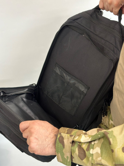 рюкзак штурмовой тактический 45 литров черный 