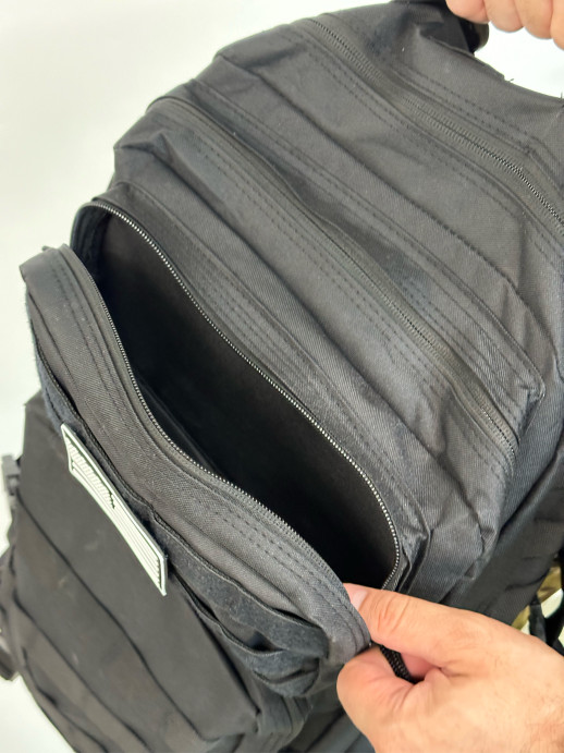 рюкзак штурмовой тактический 45 литров черный 