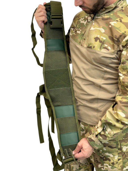 Ремень разгрузочный с лямками тактический олива