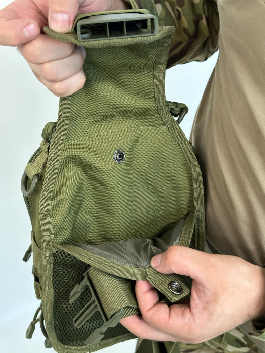 Сумка органайзер через плечо тактическая олива