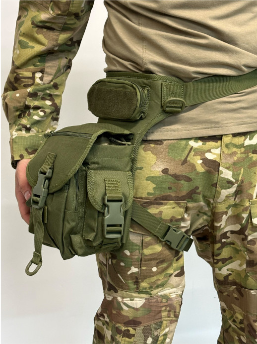 Сумка набедренная тактическая олива