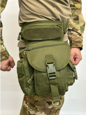 Сумка набедренная тактическая олива