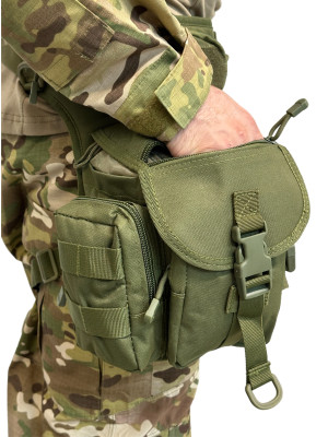 Сумка набедренная тактическая олива