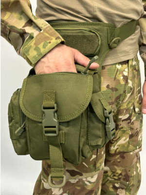 Сумка набедренная тактическая олива
