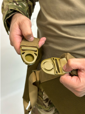 Сумка через плечо для пистолета тактическая песочный