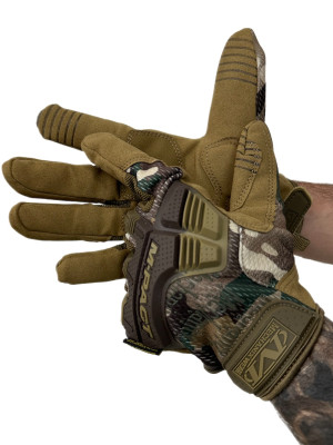 Перчатки тактические M-Pact с пальцами мультикам