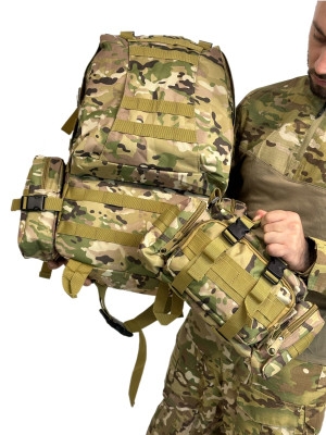 Рюкзак тактический карман 55 литров мультикам