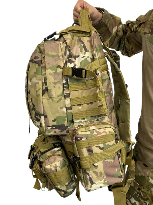 Рюкзак тактический карман 55 литров мультикам