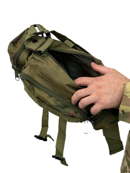 Рюкзак тактический с подсумками 55 литров 4 в 1 мох