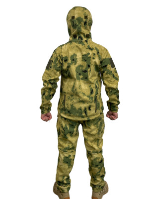 Костюм Софтшелл Shark Skin демисезонный на флисе ткань мох